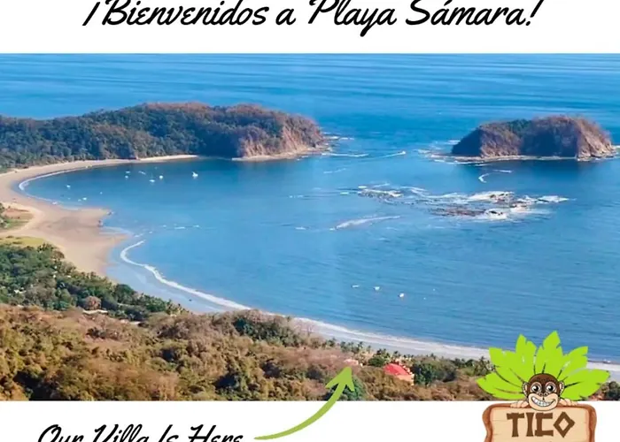 Tico Tiki Vacation Villa, 5 Bedroom Sámara